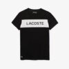 T-SHIRT LACOSTE NOIR