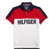 POLO TOMMY HILFIGER BLEU /ROUGE/BLANC